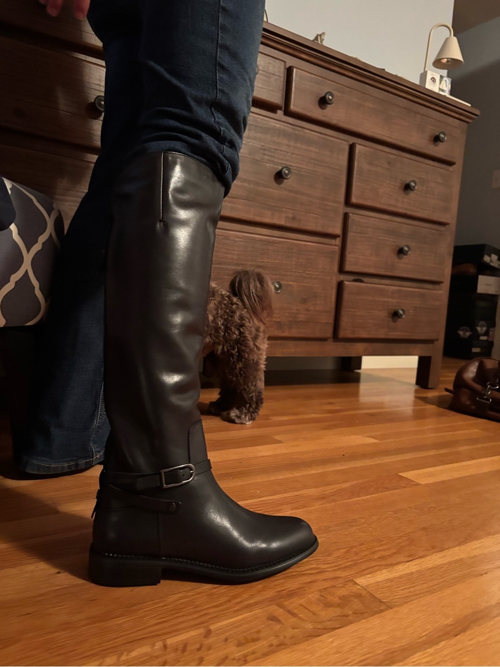 Franco Sarto Black Over-the-Knee Riding Boots